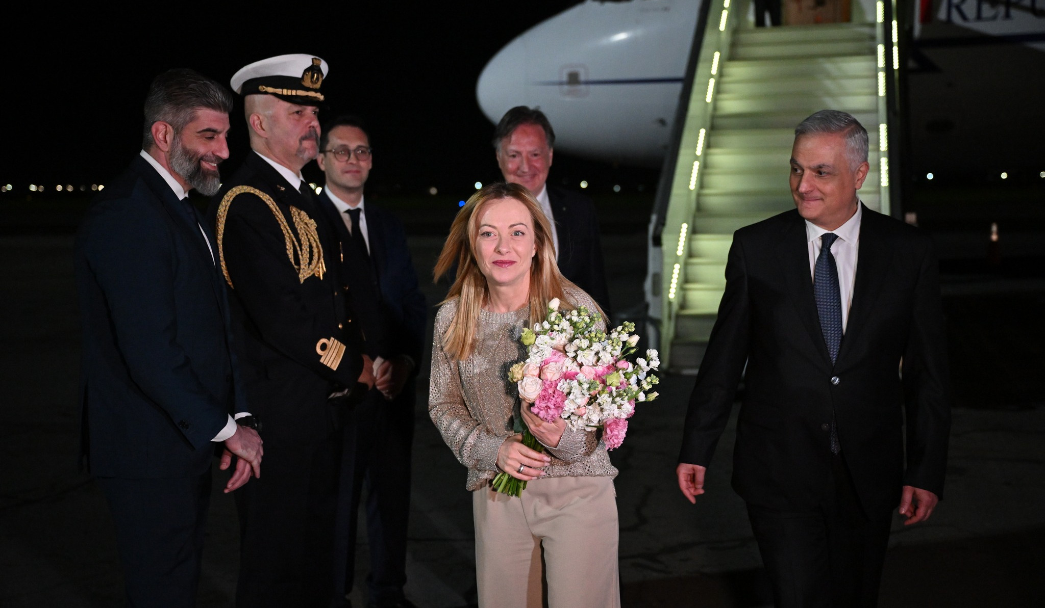Prime Minister of Italy Giorgia Meloni arrived in Armenia