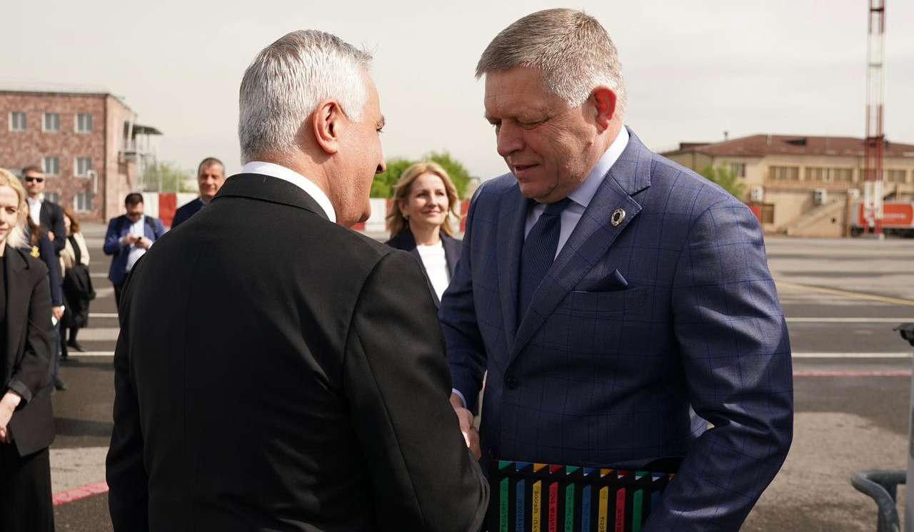 Prime Minister of Slovakia Robert Fico arrived in Armenia