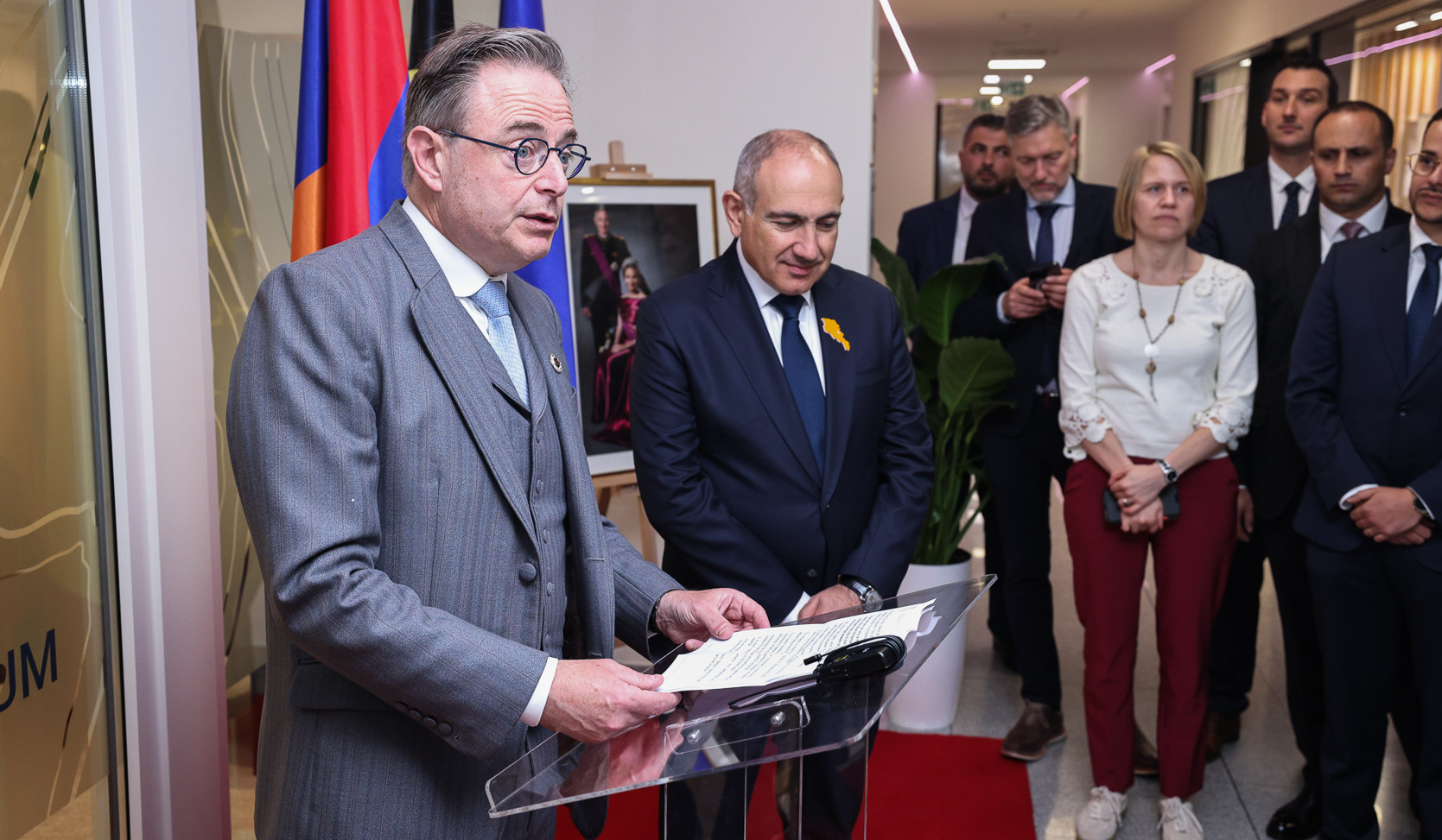 Prime Ministers of Armenia and Belgium participate in opening Cceremony of Belgian Embassy to Armenia