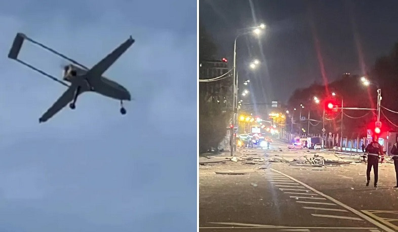 Drone reportedly hit a high-rise residential building in Moscow, just kilometres away from Kremlin