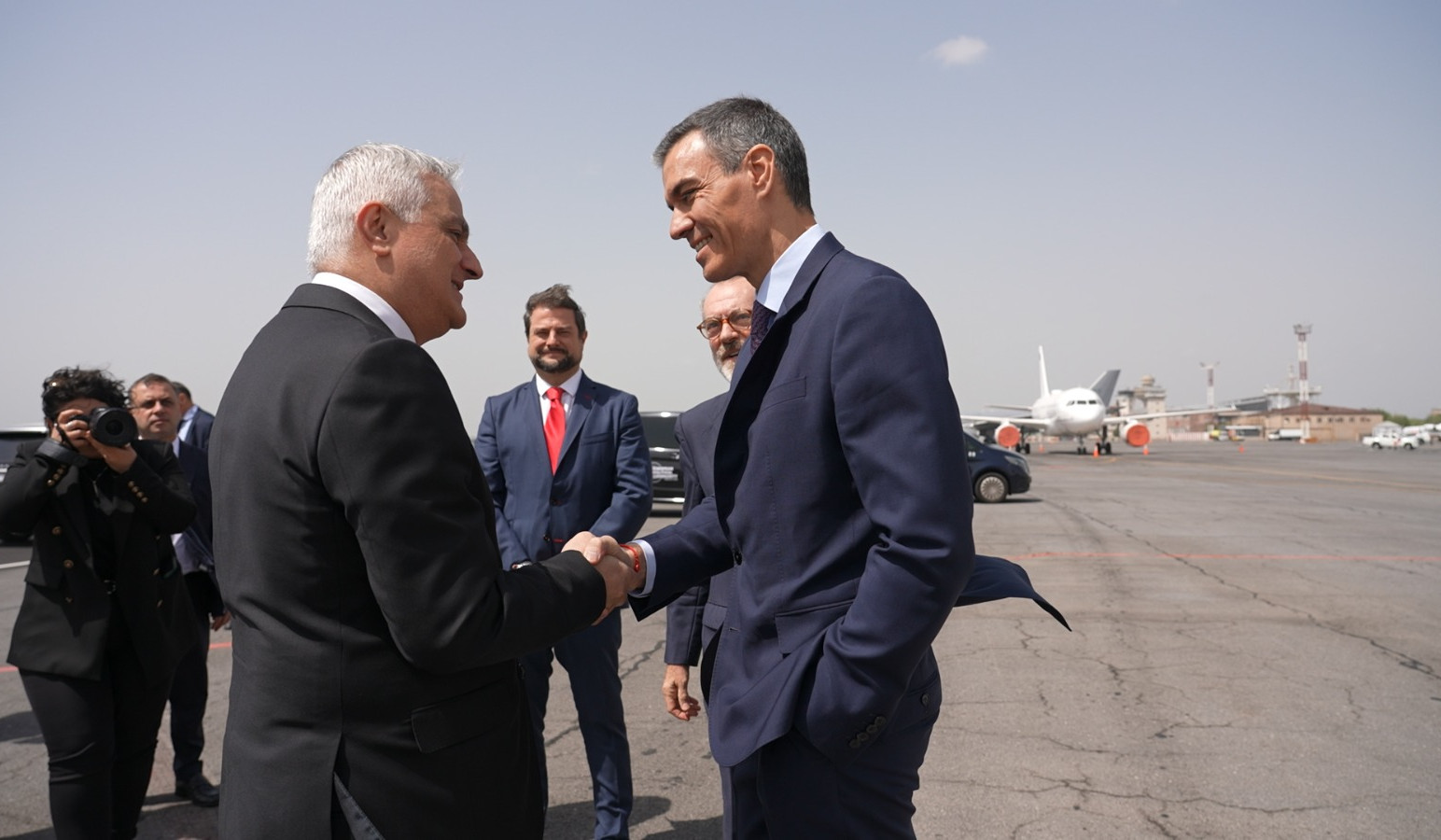 Spanish Prime Minister Pedro Sánchez arrived in Yerevan