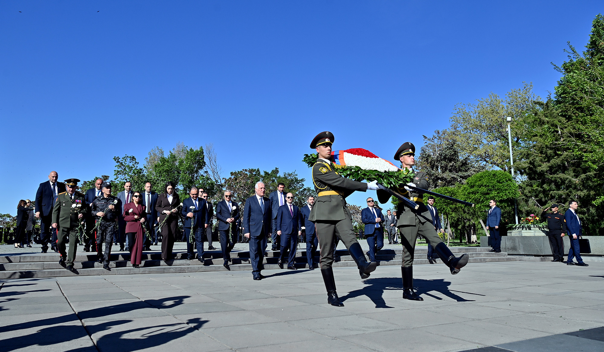 President Vahagn Khachaturyan visited Victory Park