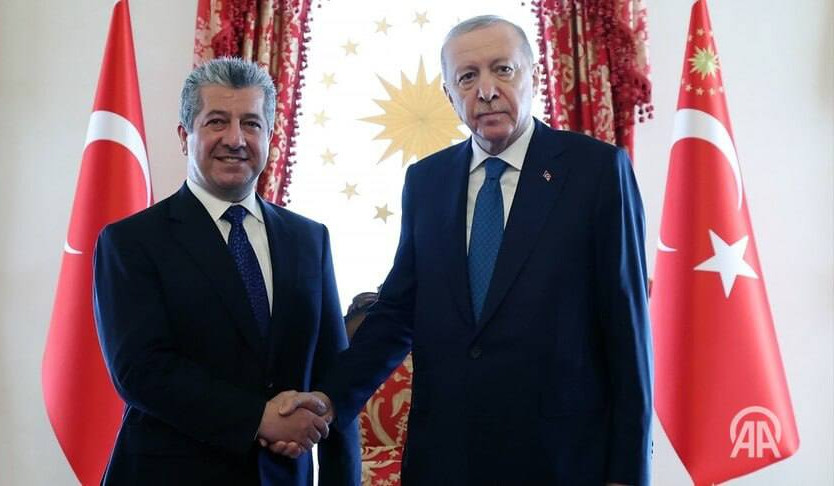 Erdogan and Barzani discussed recent developments in the region