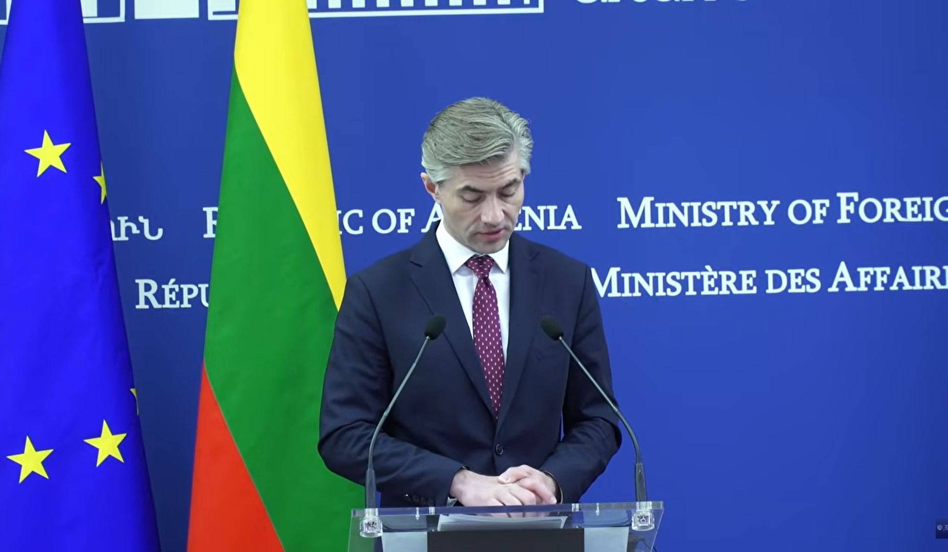 Lithuania fully supports peace process and hopes it will open doors to new economic opportunities for everyone: Budrys