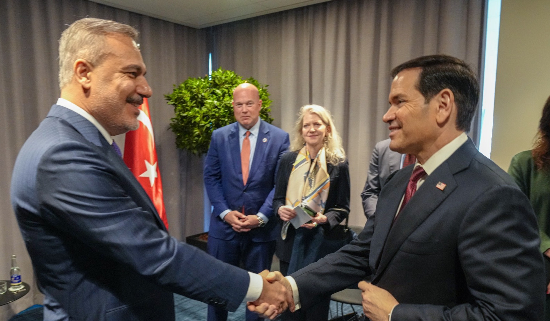 Rubio and Fidan discussed the Strait of Hormuz and regional issues