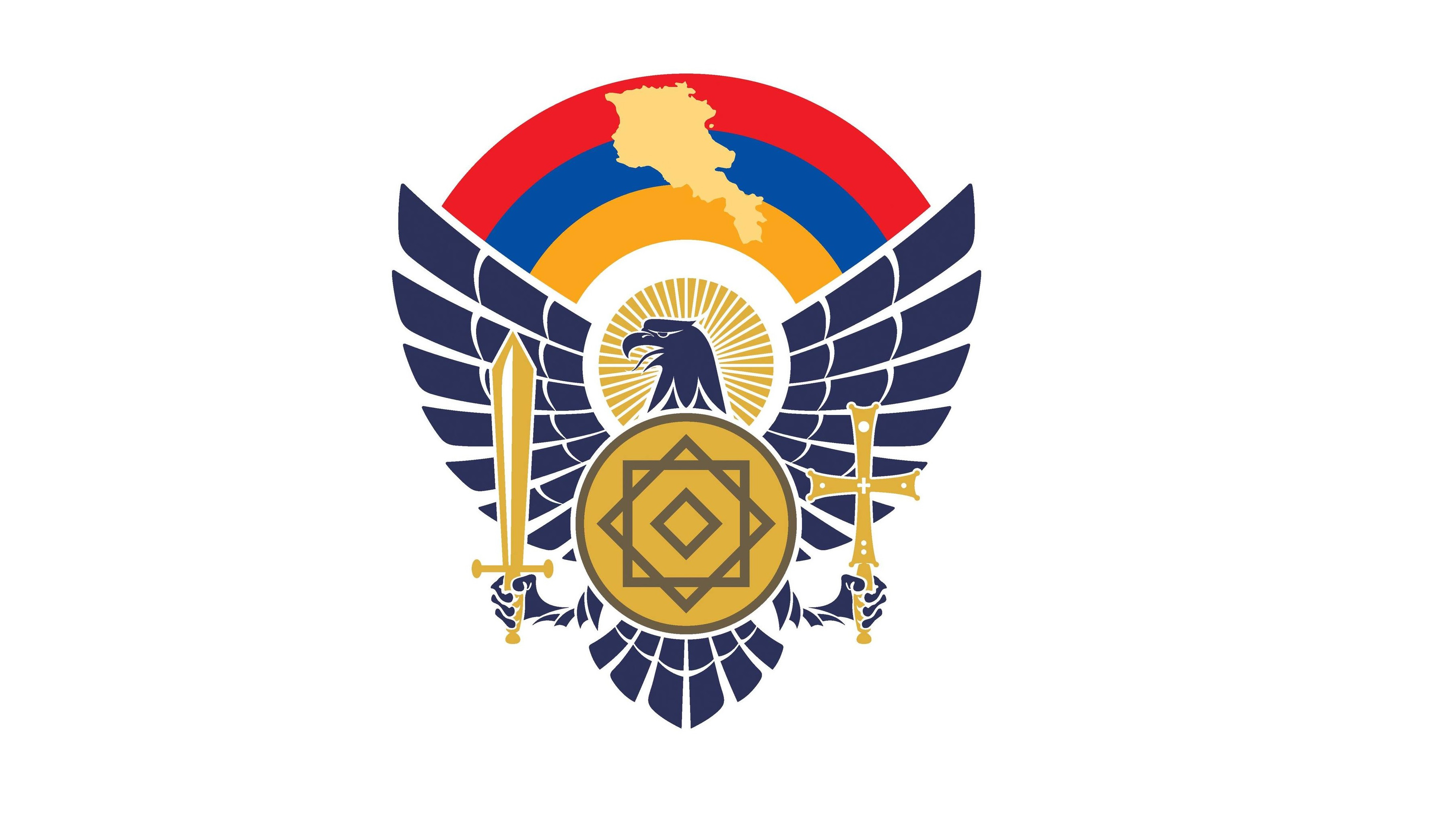 Suren Papikyan presents new emblem of Armenian Army