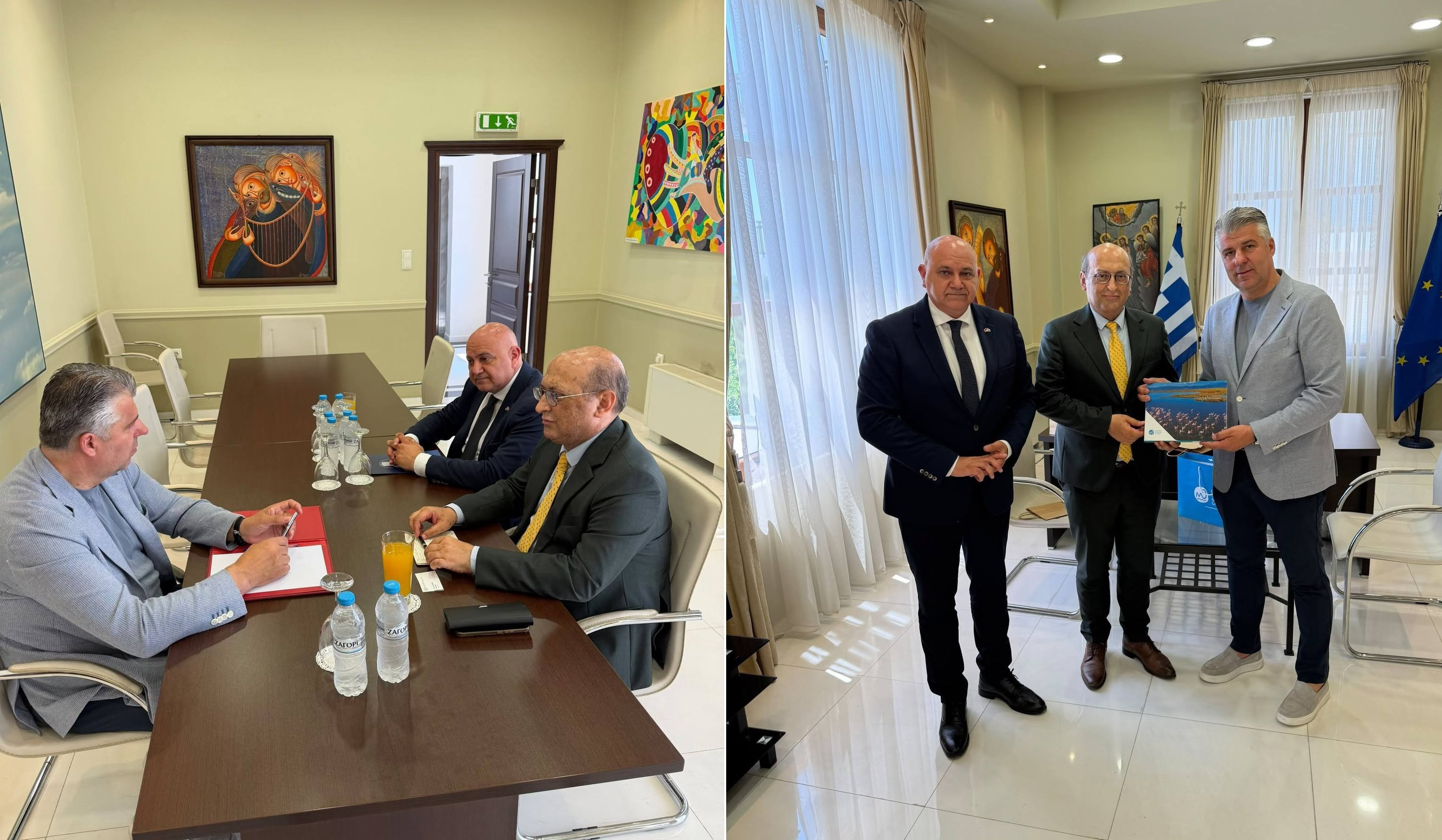 Ambassador Mkrtchyan presented TRIPP project to Governor of Eastern Macedonia and Thrace, Greece