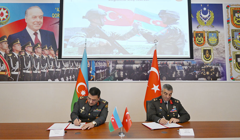 Azerbaijan and Turkey sign protocol on military logistics