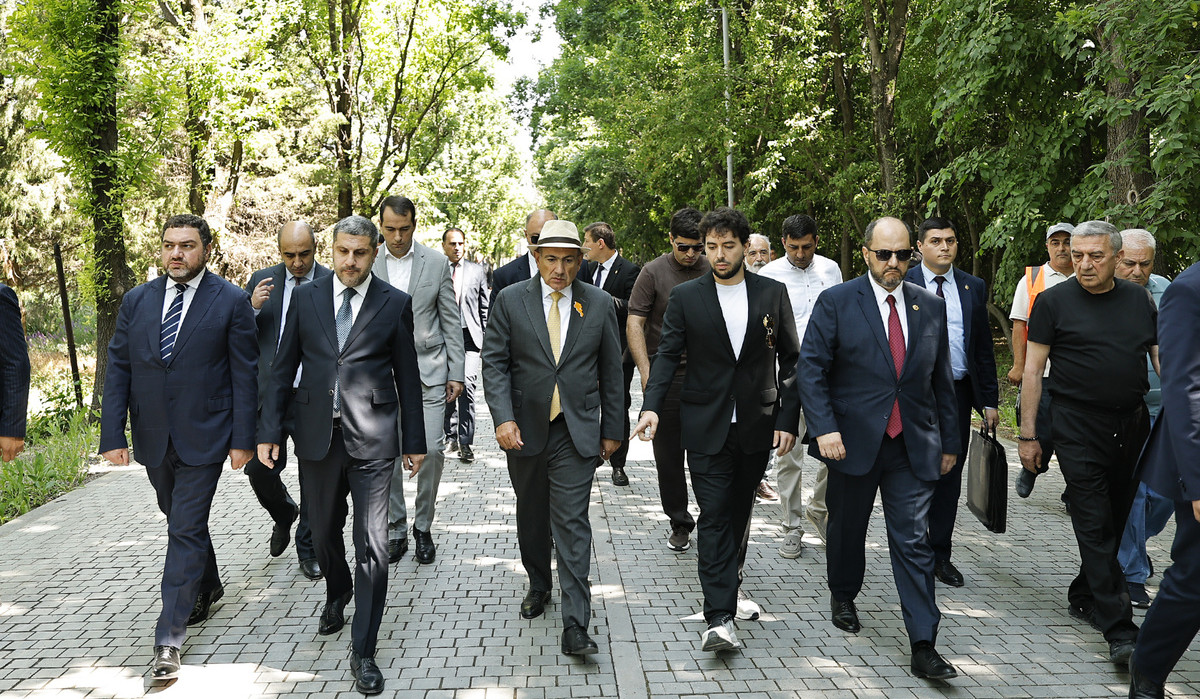 Prime Minister inspected construction works of 'Park of Life', instructed those responsible to pay special attention to quality of construction works