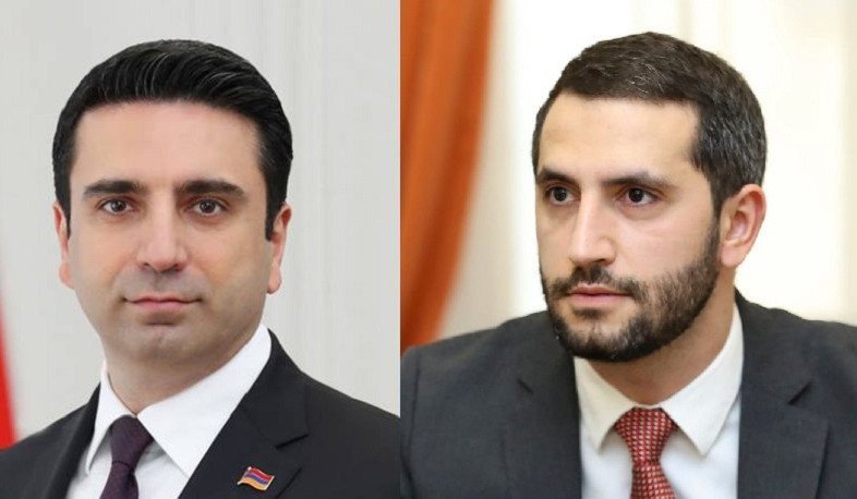 I am confident he will honorably continue work we started together for Republic of Armenia: Alen Simonyan congratulates Ruben Rubinyan