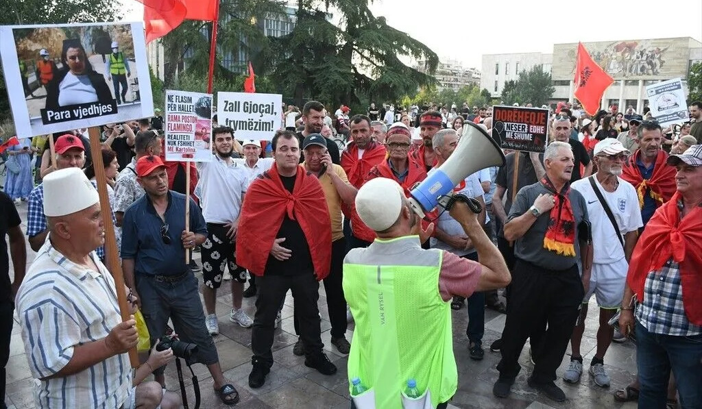 Waters canons, tear gas deployed as protesters and police clash in Albania