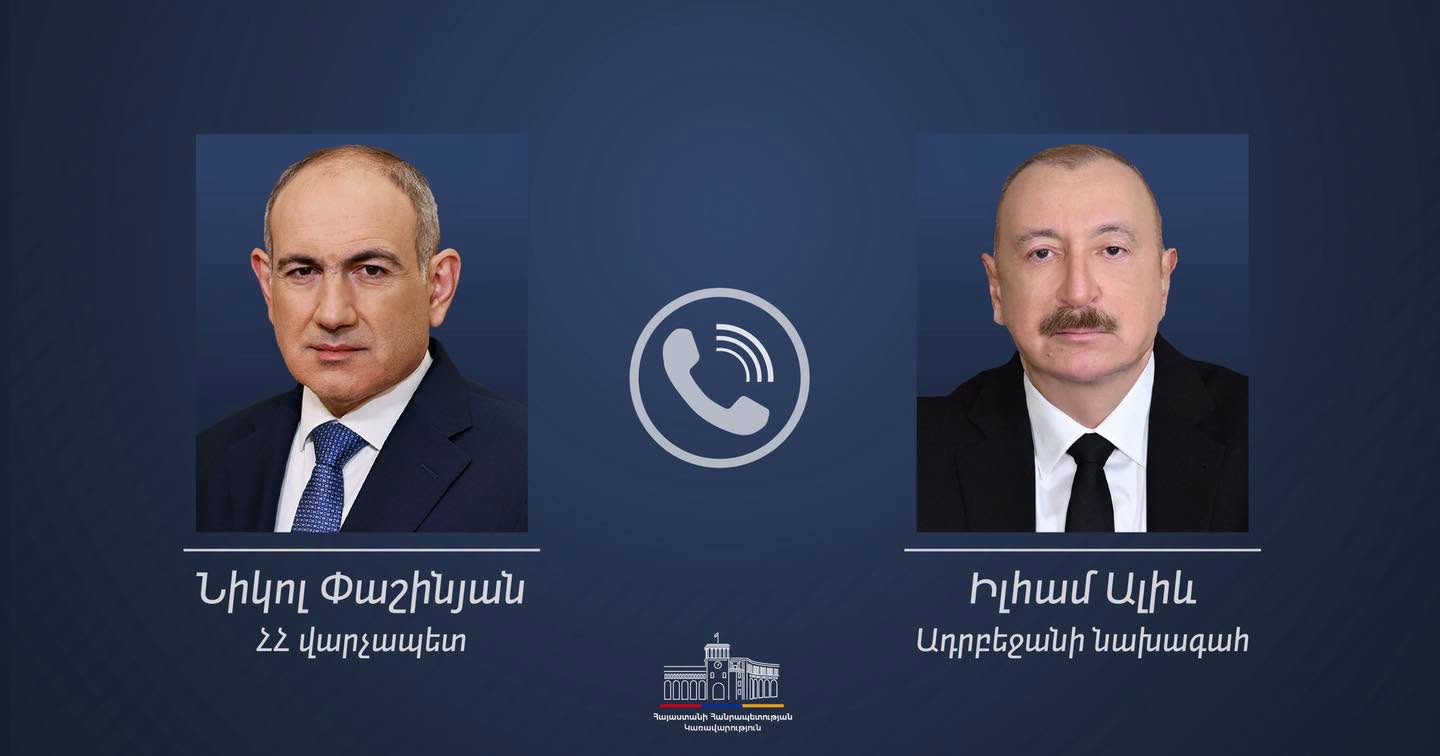 Telephone conversation between Prime Minister of Armenia and President of Azerbaijan takes place