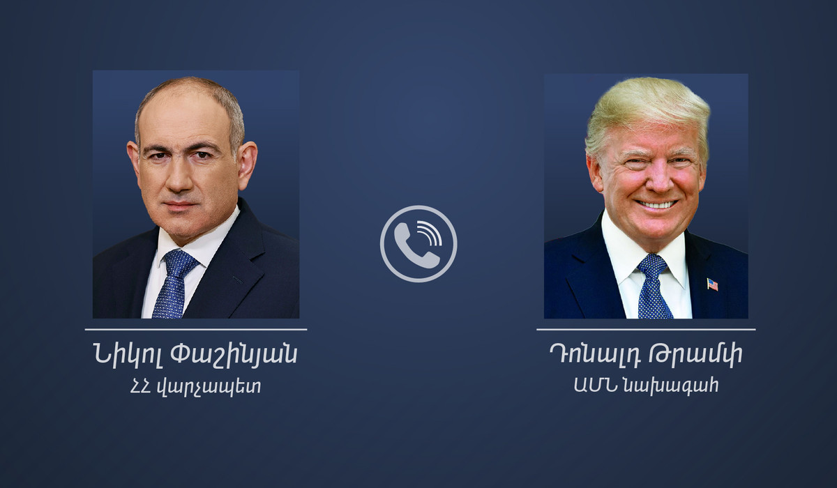 Nikol Pashinyan and Donald Trump hold phone Conversation