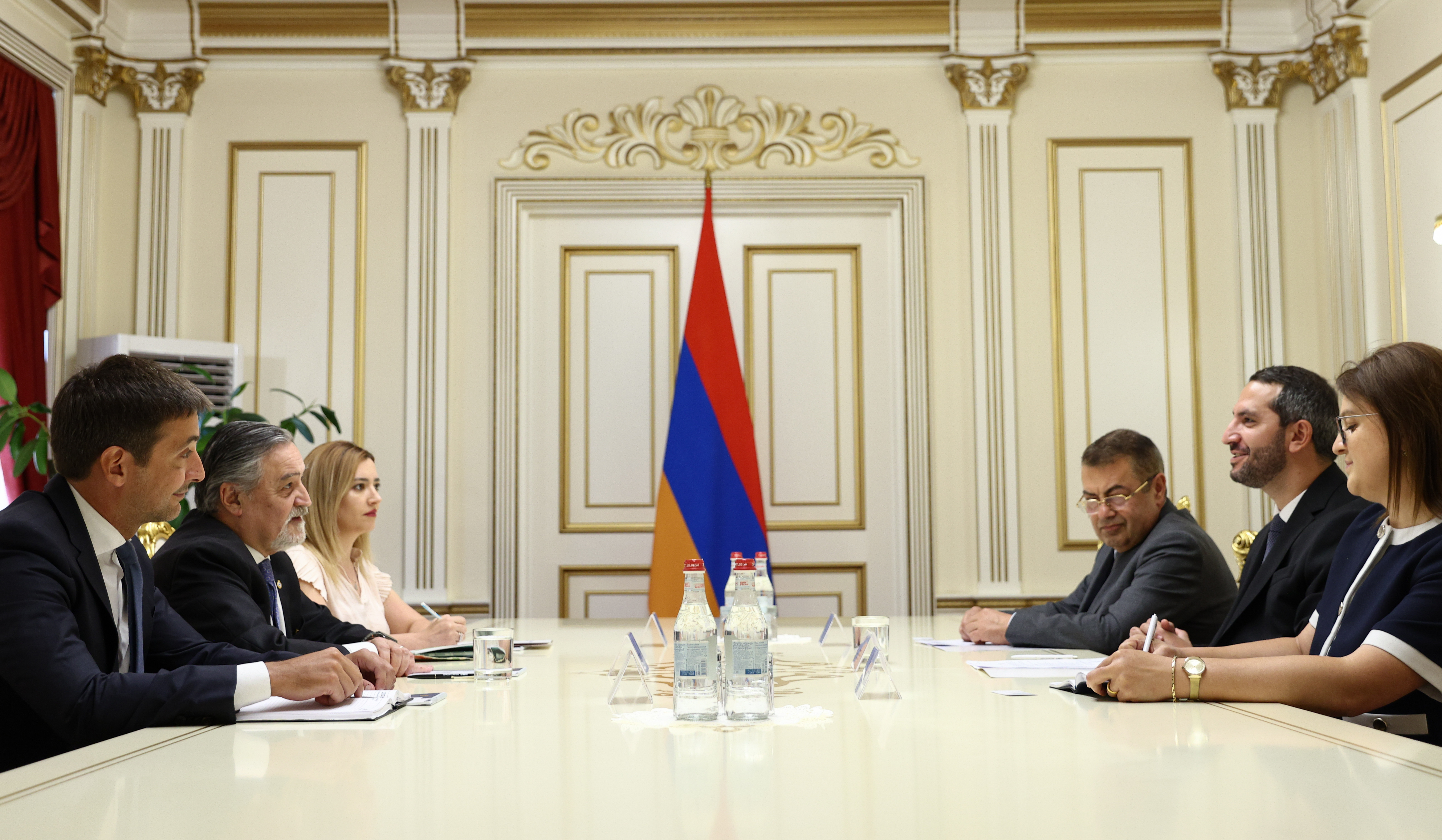 Ruben Rubinyan receives Ambassador Extraordinary and Plenipotentiary of Argentina to RA Rafael Enrique Gonzalez Aleman