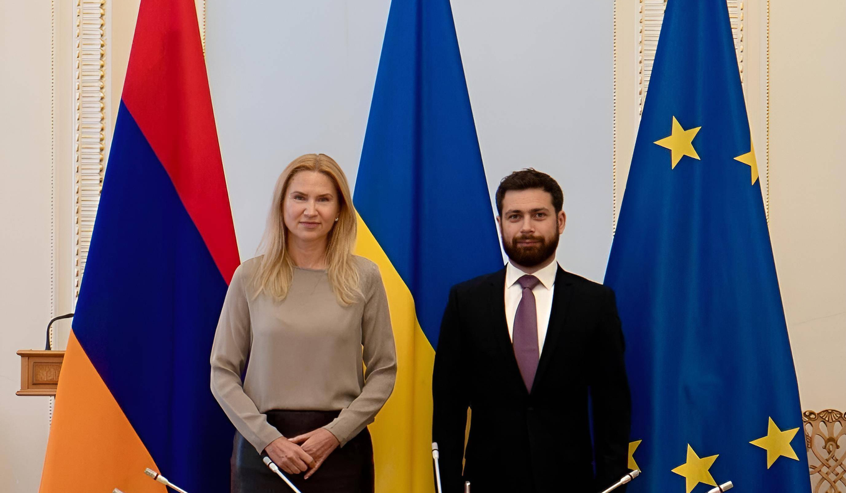 Meeting of Deputy Foreign Minister of Armenia with Deputy Chairperson of Verkhovna Rada of Ukraine