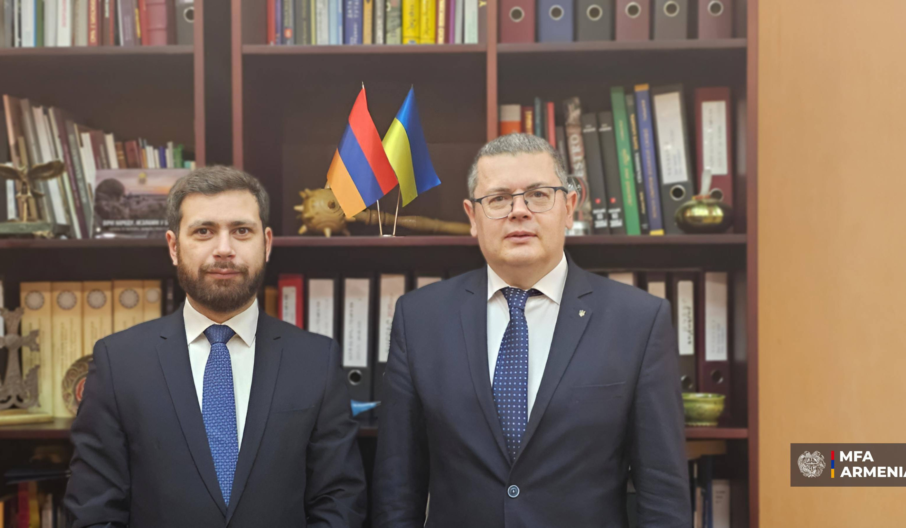 Meeting of Deputy Minister of Foreign Affairs of Armenia with Chair of Committee on Foreign Policy and Interparliamentary Cooperation of Verkhovna Rada of Ukraine