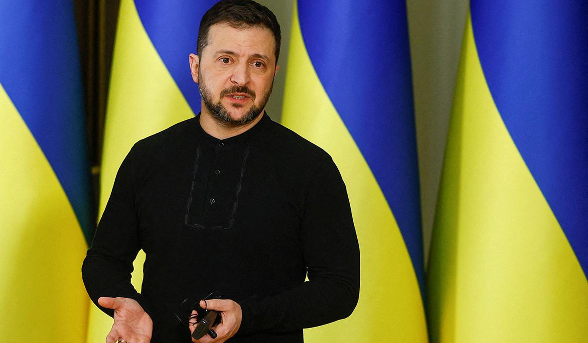 Zelensky reported destruction of various facilities on Russian territory