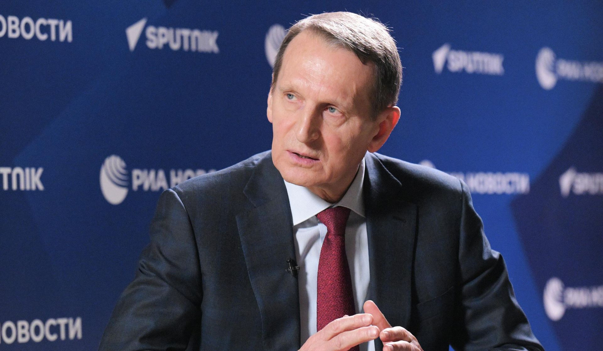 Naryshkin described meeting with US CIA director as 'working'