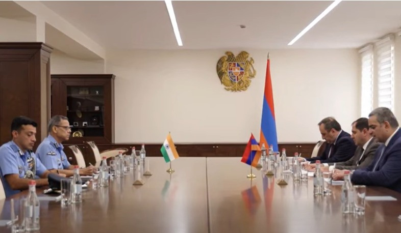 Papikyan received delegation of National Defense College of India