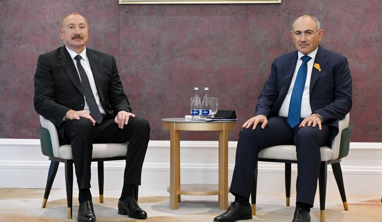 Nikol Pashinyan published a video from his meeting with Ilham Aliyev