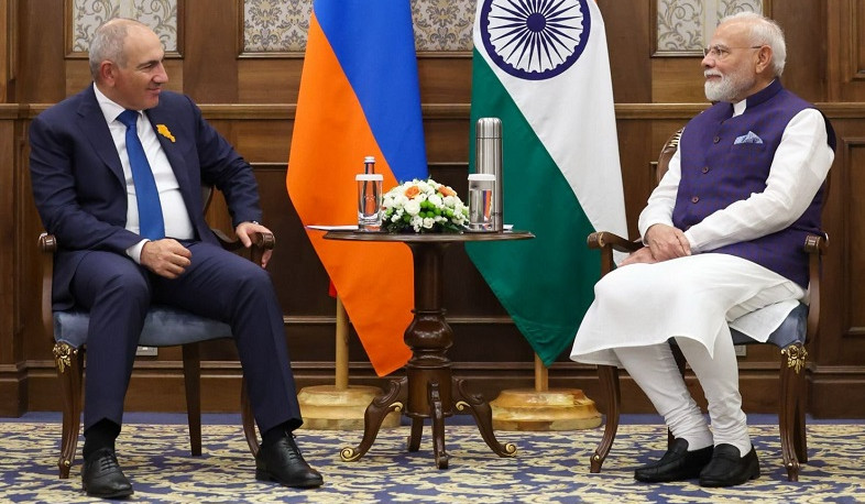 I had a wonderful meeting with Prime Minister of Armenia: Armenian post of Prime Minister of India