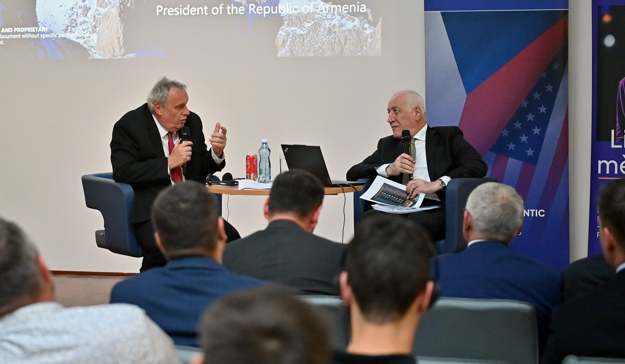 President of Armenia delivered speech at CEVRO University in Prague