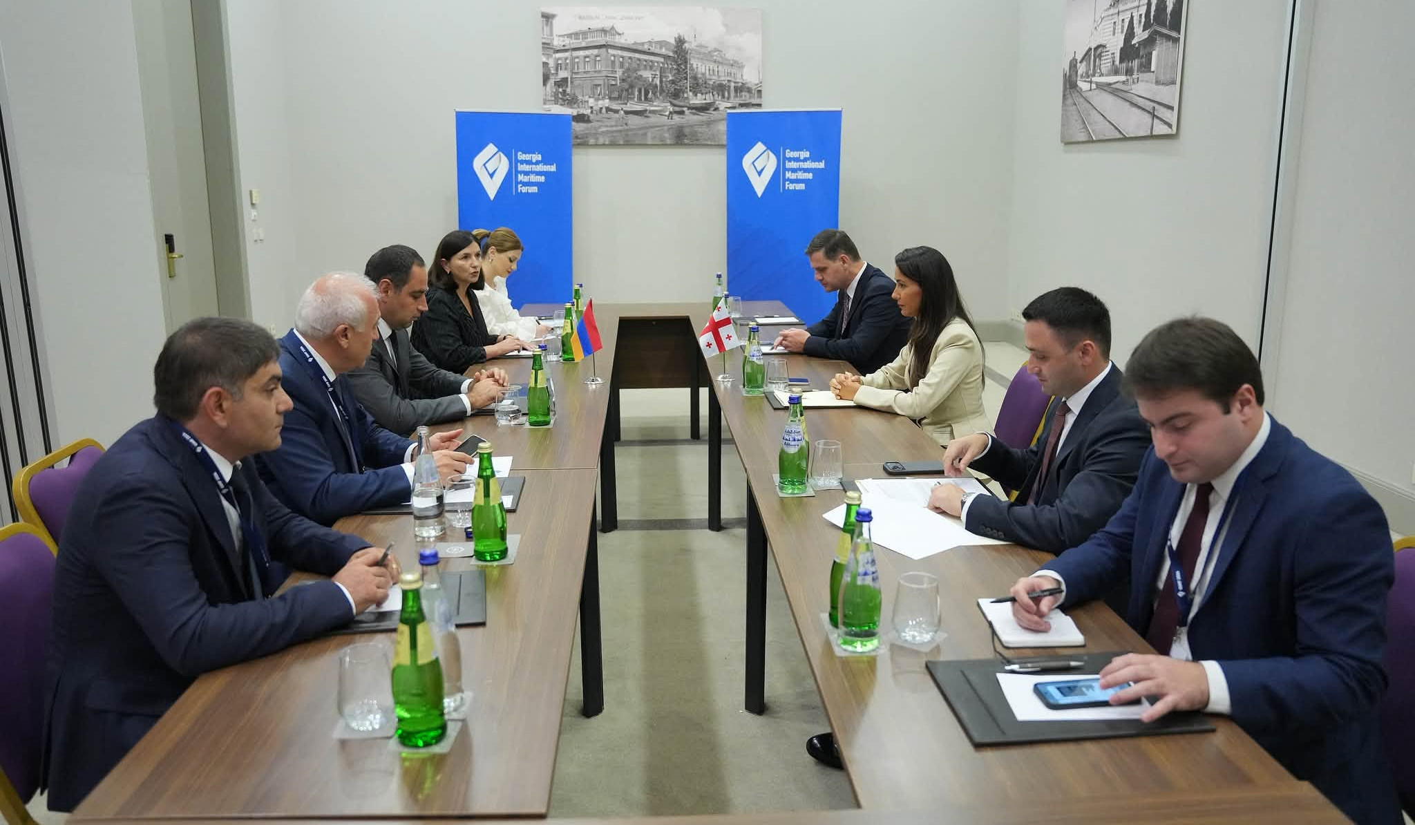 Khudatyan and Kvrivishvili discussed cooperation in transport and energy sectors