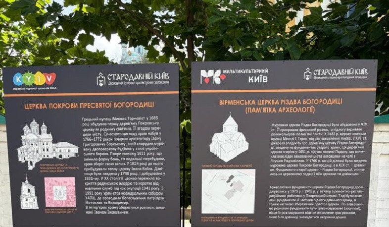 Memory of Armenian Quarter and ancient church immortalized in Kyiv