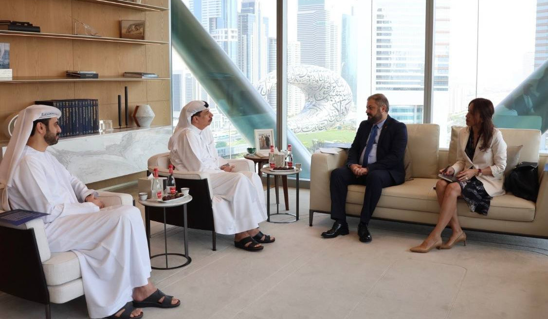 Papoyan discussed possibilities of establishing long-term cooperation with DP World in Dubai