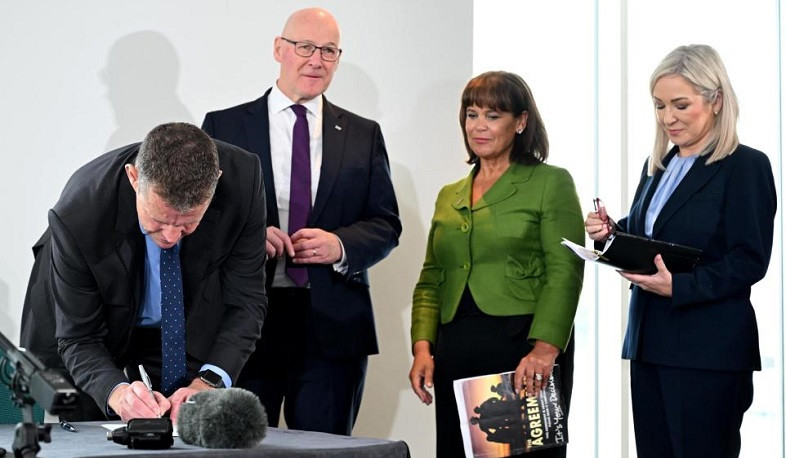 Scotland, Wales, and Northern Ireland signed independence agreement