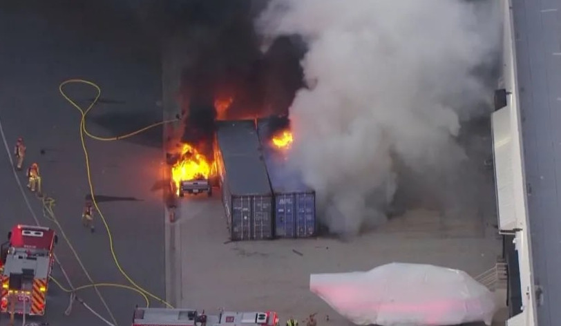 A Los Angeles NBC4 news helicopter crashed while covering tragic bus accident; there are fatalities