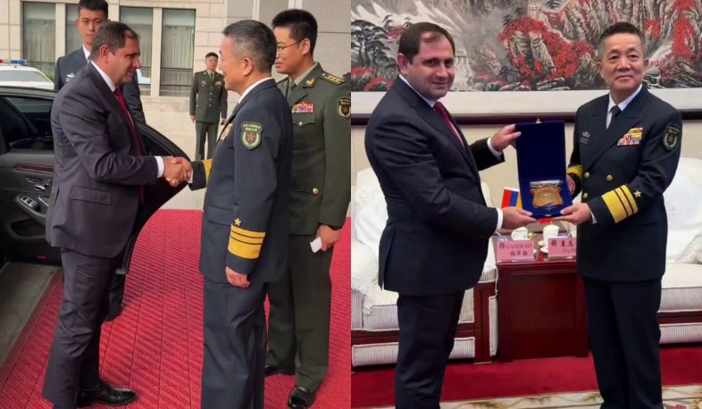 Suren Papikyan visits Beijing's National Defense University; agreements reached