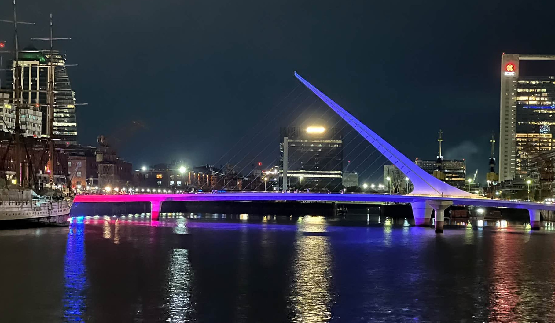 Number of landmarks in Buenos Aires illuminated in colors of flag of Republic of Armenia